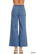 Zenana Westlyn Raw Hem Jeans