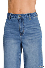 Zenana Westlyn Raw Hem Jeans