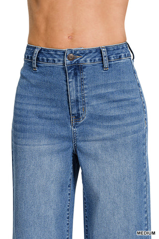 Zenana Westlyn Raw Hem Jeans