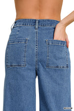 Zenana Westlyn Raw Hem Jeans