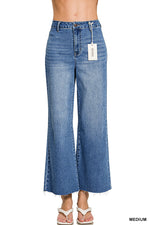 Zenana Westlyn Raw Hem Jeans