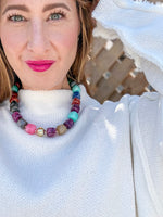 Massey Chunky Beaded Necklace