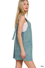 Sunset Stroll Denim Overall Dress
