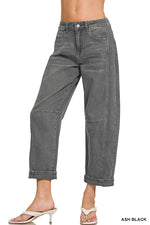 Main Character Barrel Coloured Denim