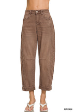 Main Character Barrel Coloured Denim