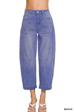 Main Character Barrel Coloured Denim
