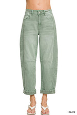 Main Character Barrel Coloured Denim