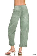 Main Character Barrel Coloured Denim