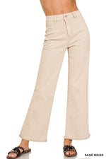 Cami Bootcut Wash Pant (Beige)