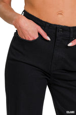 River Distressed Flare Cropped Pant