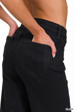 River Distressed Flare Cropped Pant