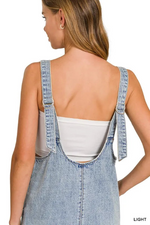 Sunday Stroll Mini Denim Dress