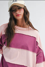 Chicago Long Sleeved Contrast Top