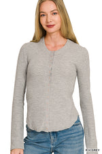 Cozy Day Snap Button Shirt