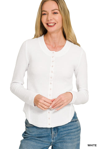 Cozy Day Snap Button Shirt