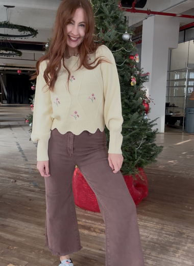 Blossom & Butter Knit Sweater