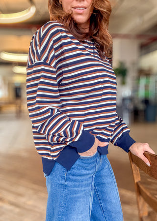 Collins Stripe Sweater