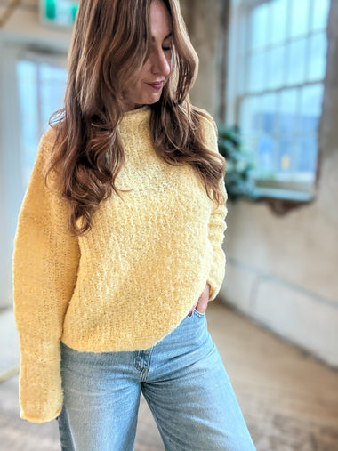 Fall Day Fuzzy Knit Sweater