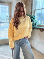 Fall Day Fuzzy Knit Sweater