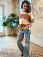Chicago Long Sleeved Contrast Top