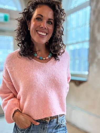 Sunday Soft V-Neck Sweater