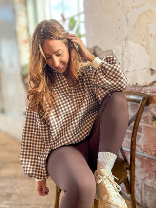 Woodland Check Sweater