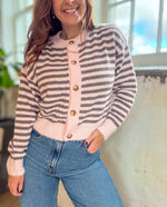 Sunday Edition Stripe Cardigan