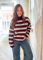 Ellis Stripe Cardigan