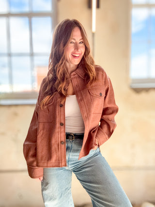 Ginger Edit Raw-Edge Jacket