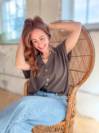 Olivenza Lightweight Button-Down Shirt