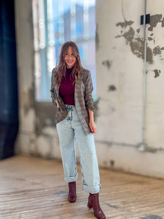 Valenne Check Blazer