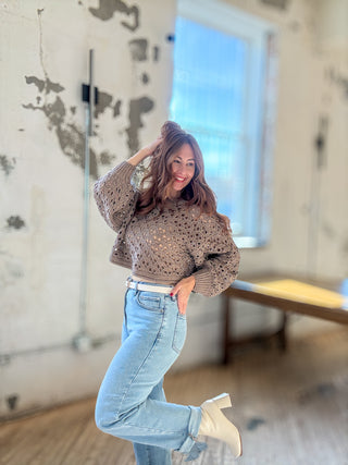 Crescent Cove Crochet Sweater