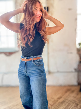 Afterglow Wide-Leg Jeans