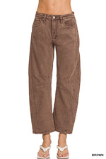 Butterfly Season Barrel Coloured Denim