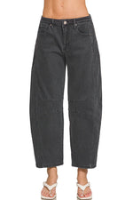 Butterfly Season Barrel Coloured Denim