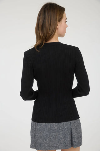 Linear Knit Cardi