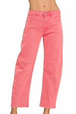 Butterfly Season Barrel Coloured Denim