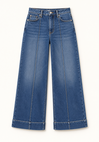 The Blue Hour Pintuck Cropped Jean