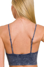Glow On Ribbed Tank Bra