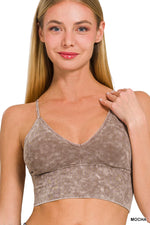 Glow On Ribbed Tank Bra