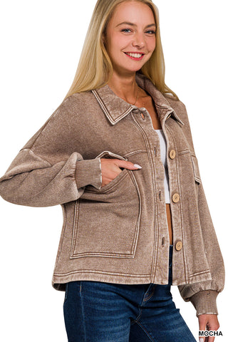Vintage Wash Shacket
