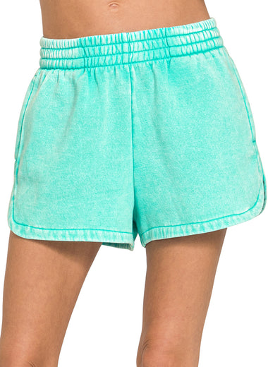 The Cozumel Acid-Washed Dolphin Short