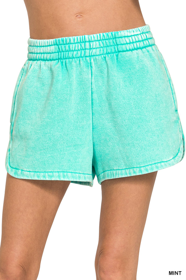 The Cozumel Acid-Washed Dolphin Short