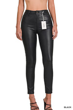 Harrah Faux Leather Stretch Pant