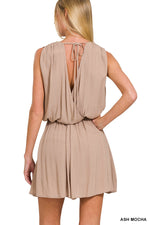 Ashley Woven Draped Romper