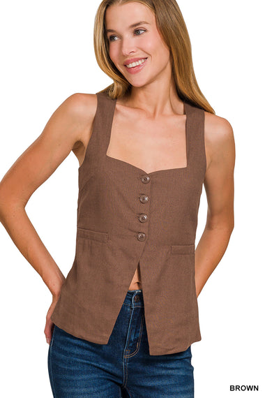 Santorini Tie-Back Vest