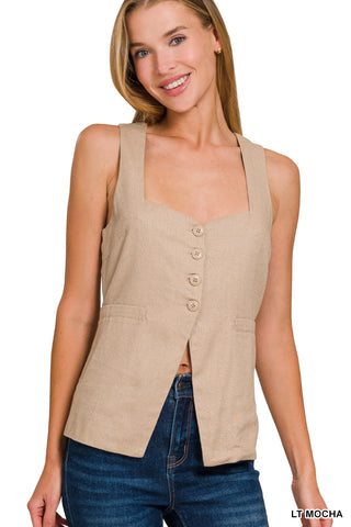 Santorini Tie-Back Vest