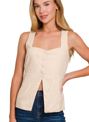 Santorini Tie-Back Vest