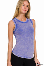 Willow Washed Ribbed Tank