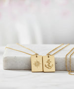 She Is Gold Necklace by eLiasz and eLla